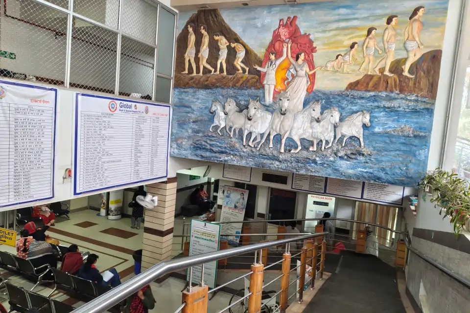 Global Heart Hospital Jaipur Reception 01