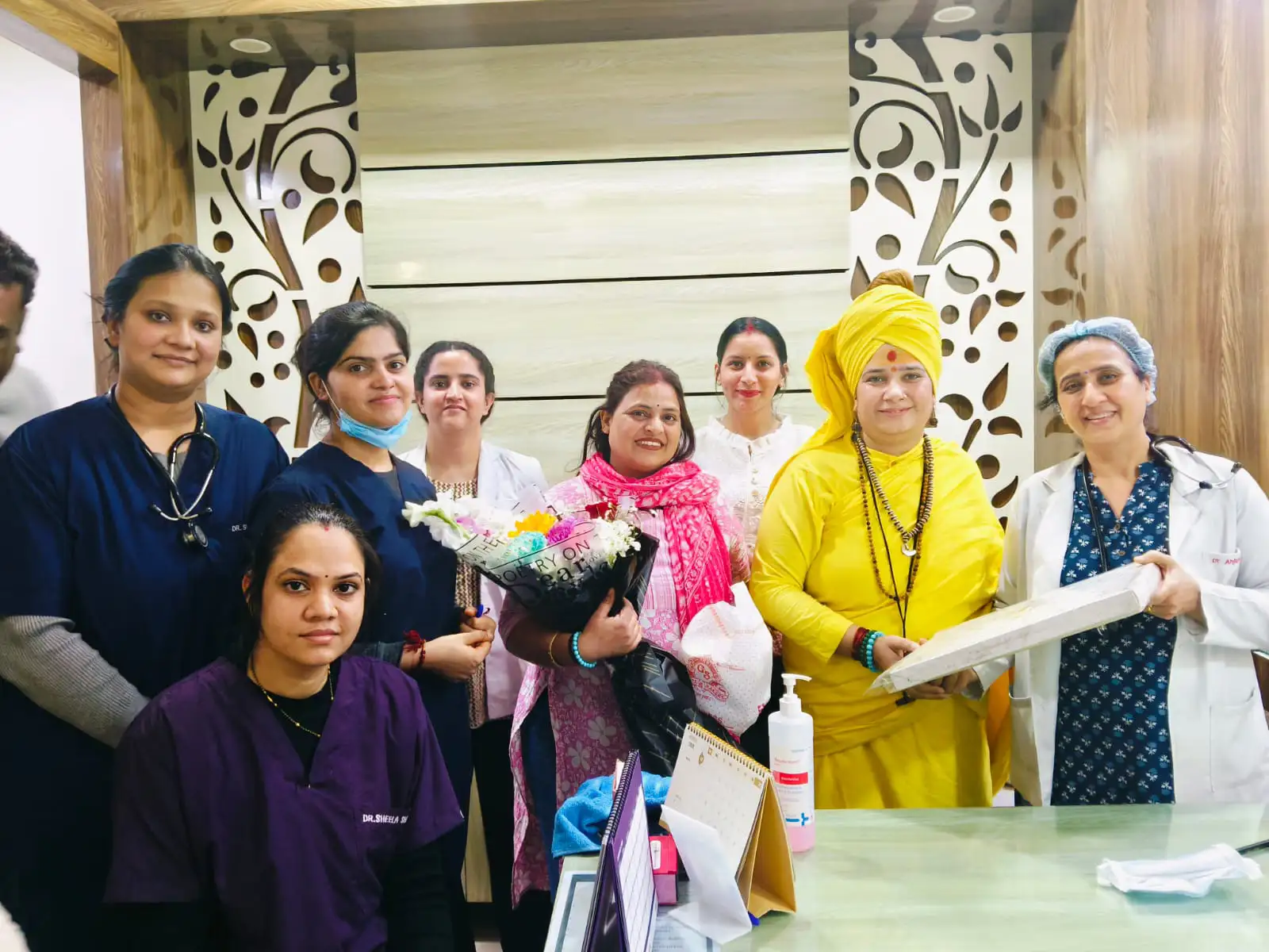 Dr Anjana sharma with patient5